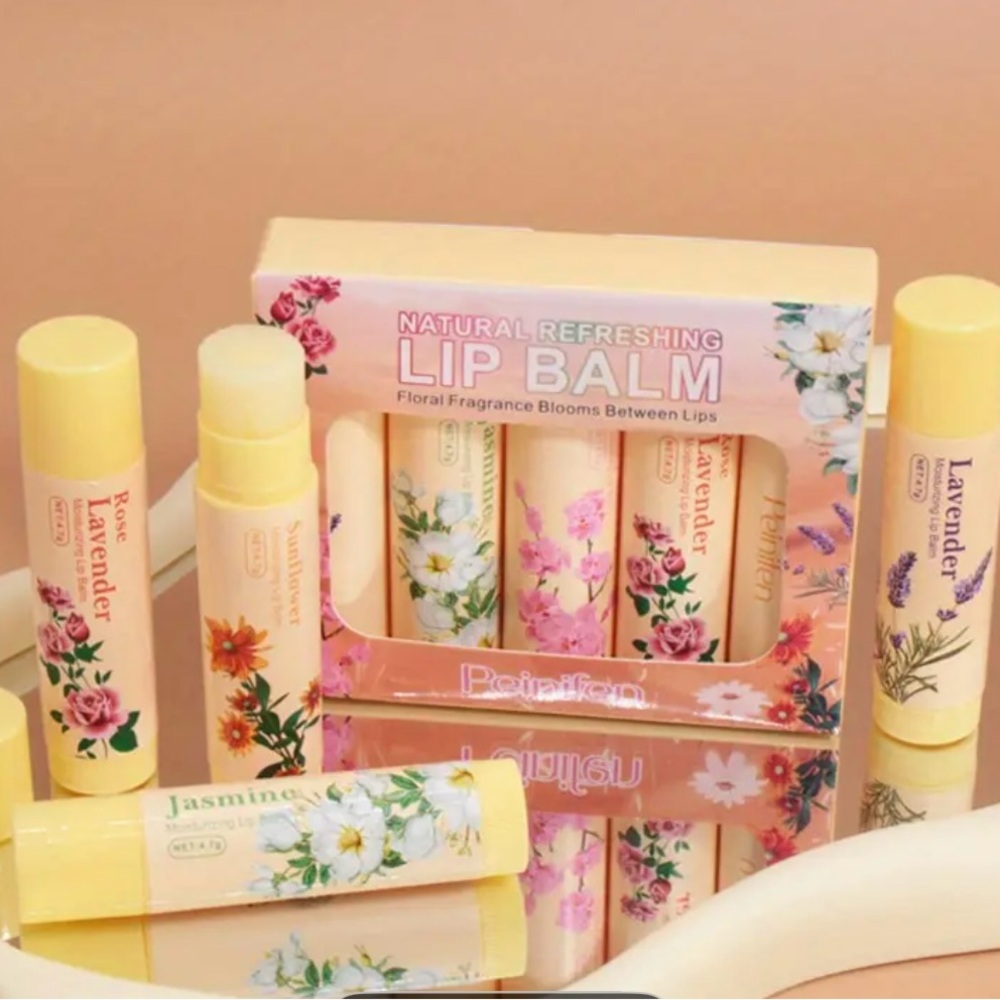 New Peinifen Lavender, Rose Lavender,Jasmine,Cherry Blossom lip balm